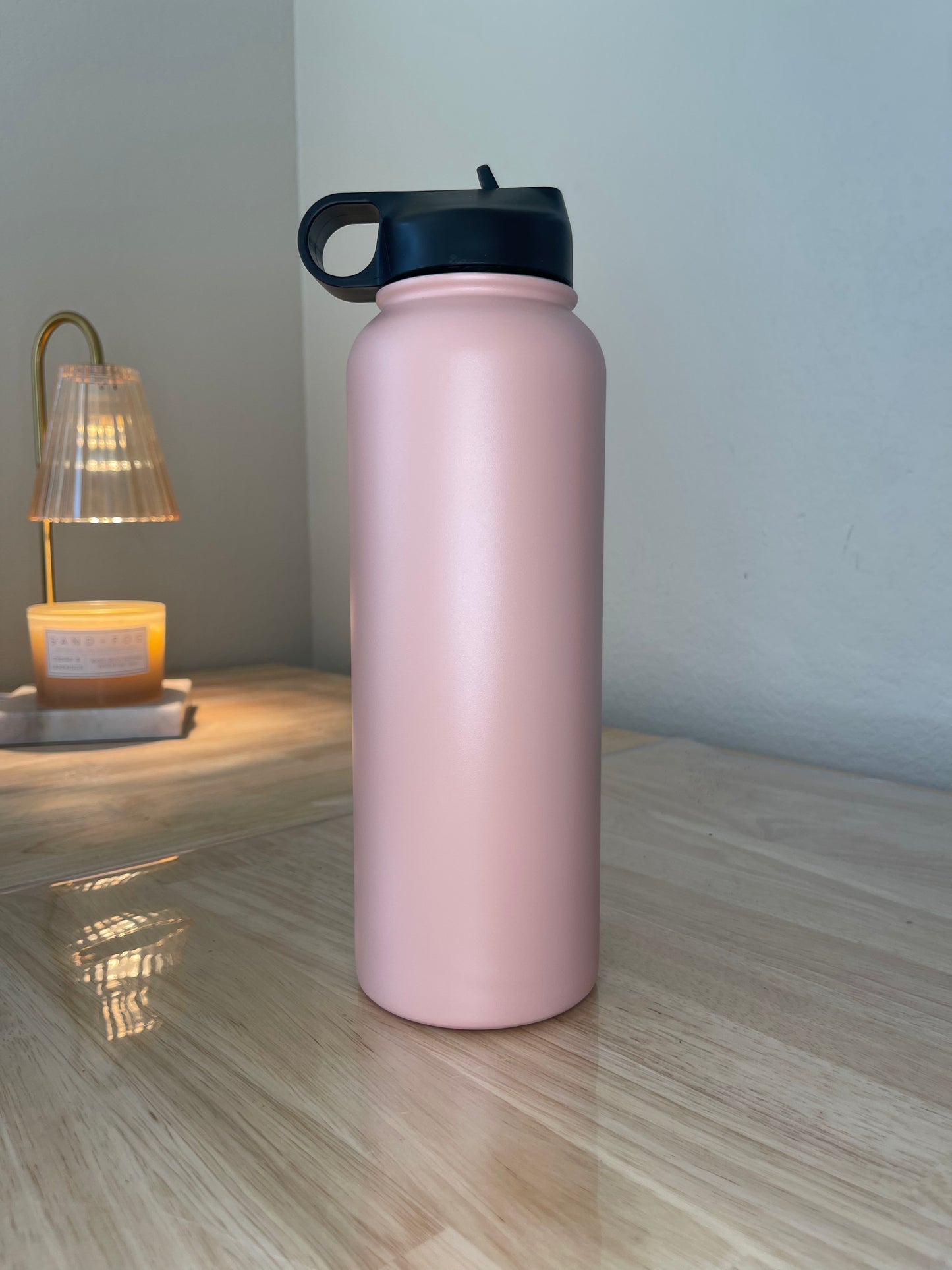 40oz Insulated Water Bottle with Straw Lid & Spout Lid