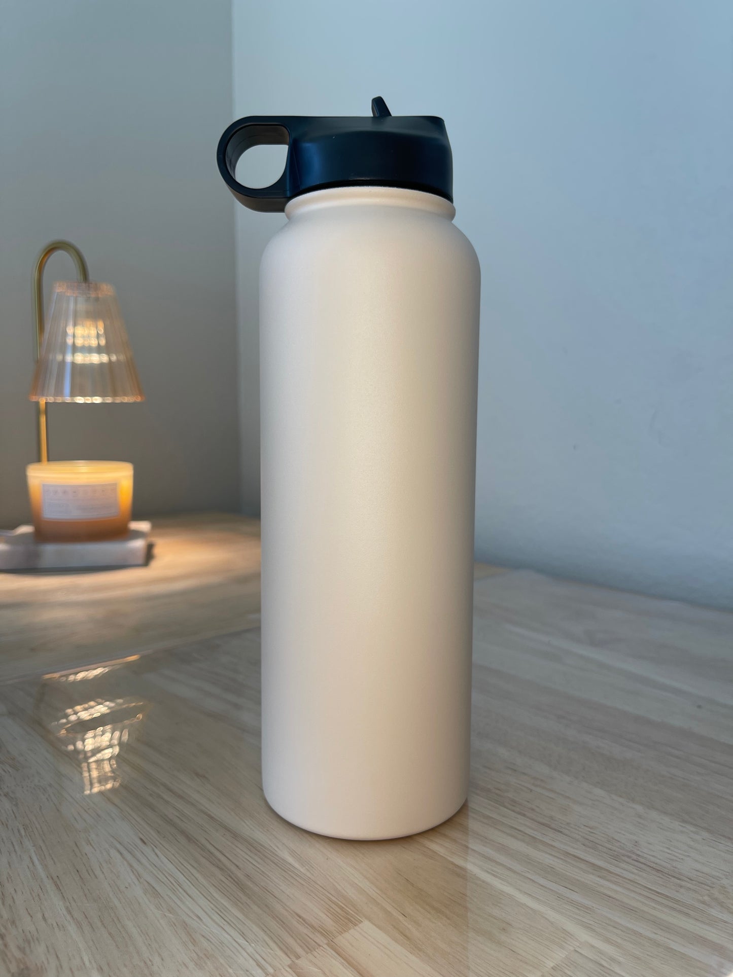 40oz Insulated Water Bottle with Straw Lid & Spout Lid