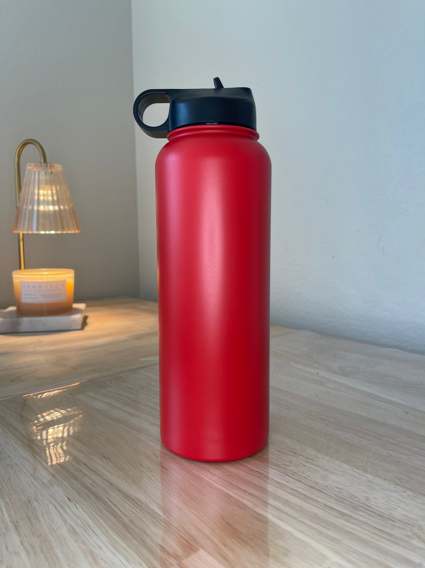 40oz Insulated Water Bottle with Straw Lid & Spout Lid