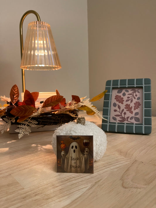 2"x2" Trick or Drink Magnet